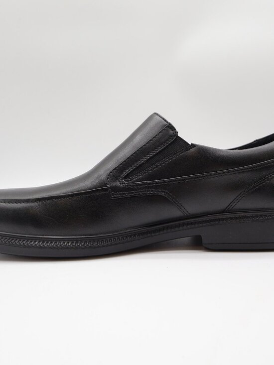 Hush Puppies Leverage Men\'s 12W Black Leather Waterproof Slip-On Shoes main image 14